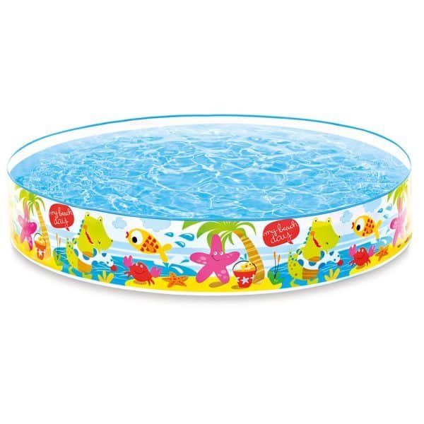 Intex ‘Under the Palm Trees’ Plastic Snapset Kiddie Pool
