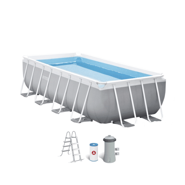 Piscina desmontable Prism Frame rectangular 4 metros con depuradora