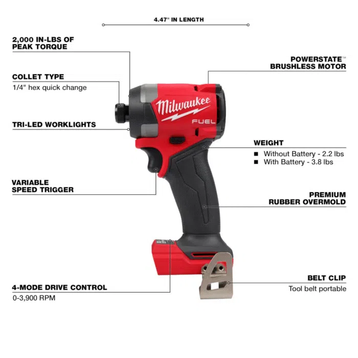 Milwaukee 3697-27 M18 Fuel 7-Tool Combo Kit - Image 3