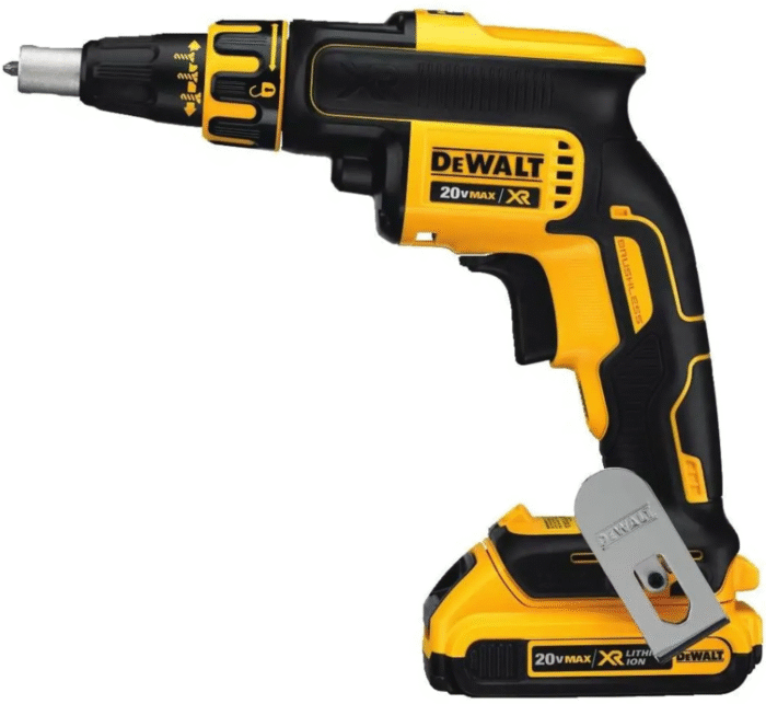 DEWALT 20V MAX XR Drywall Screwgun and Impact Screwdriver Kit, 2.0 Amp Hour (DCK267D2) - Image 2