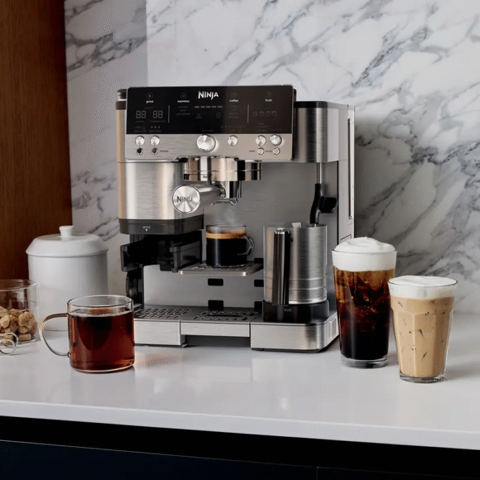 Ninja Luxe Café Premier Series, Espresso Machine, Drip Coffee Maker and Rapid Cold Brew,Integrated Grinder, for Cappuccinos and Lattes,ES601 - Image 8
