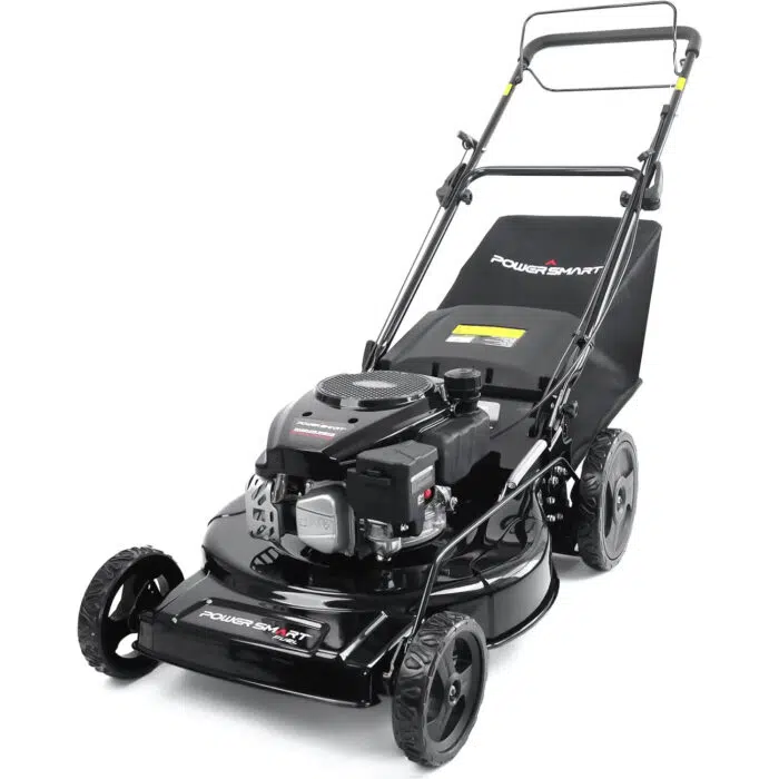 PowerSmart Self Propelled Gas Lawn Mower 22-inch with 170cc 4-Cycle OHV Engine RWD Single-Speed 2-in-1 Mulch and Bagger - Image 1