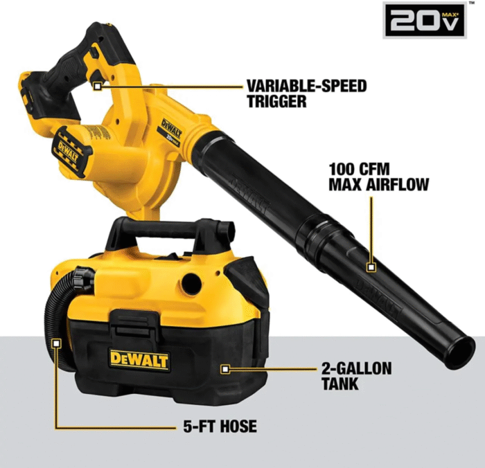 DEWALT 20V Max Cordless Drill Combo Kit, 10-Tool (DCK1020D2) - Image 5