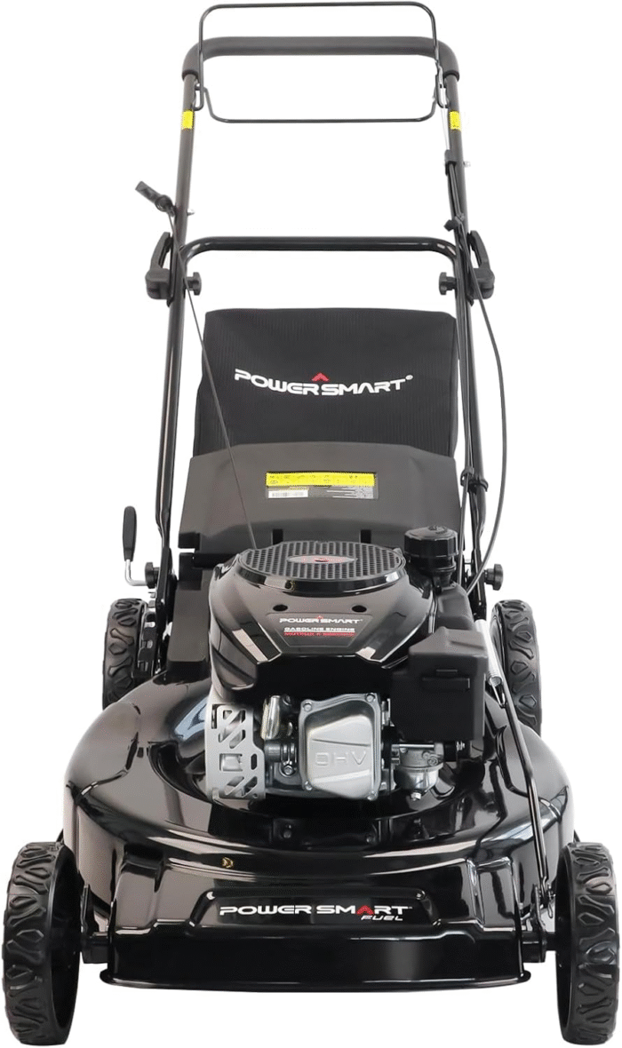 PowerSmart Self Propelled Gas Lawn Mower 22-inch with 170cc 4-Cycle OHV Engine RWD Single-Speed 2-in-1 Mulch and Bagger - Image 8