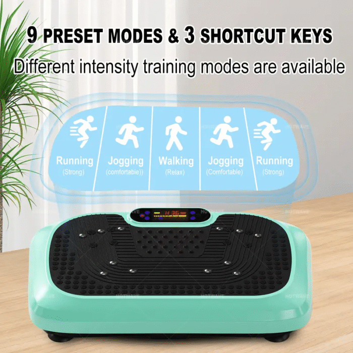 HOTWAVE Vibration Plate Machine, 450 Ibs Weight Capacity, Lymphatic Drainage Machine,Full Body Workout Vibration Plate, Home Gym Equipment for Health - Image 4