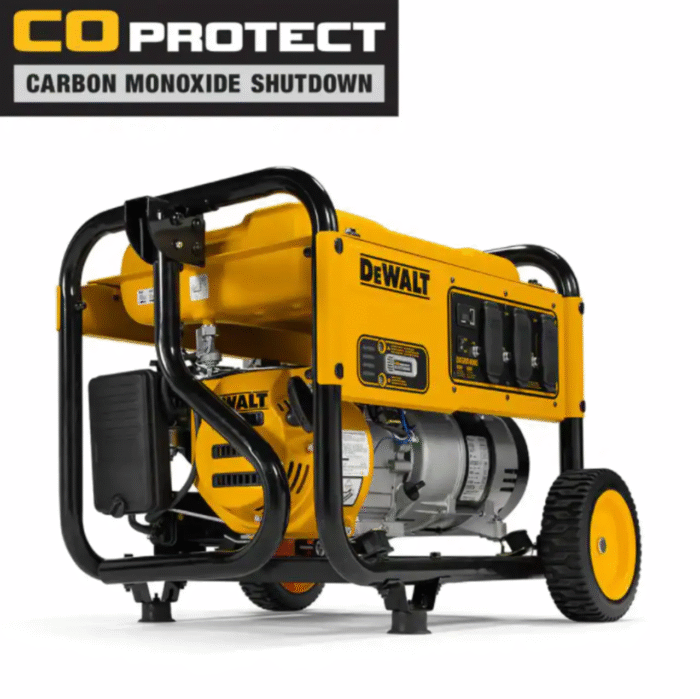 DEWALT 4000-Watt Manual Start Gas-Powered Portable Generator with Premium Engine, Covered Outlets and CO Protect - Image 1